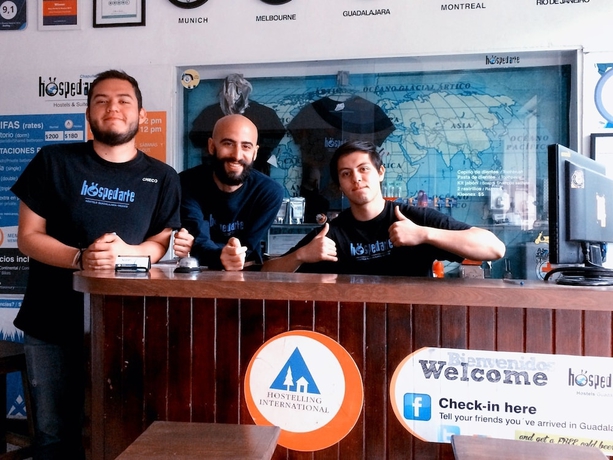 Imagen de los interiores del Hostel Hospedarte Chapultepec. Foto 19