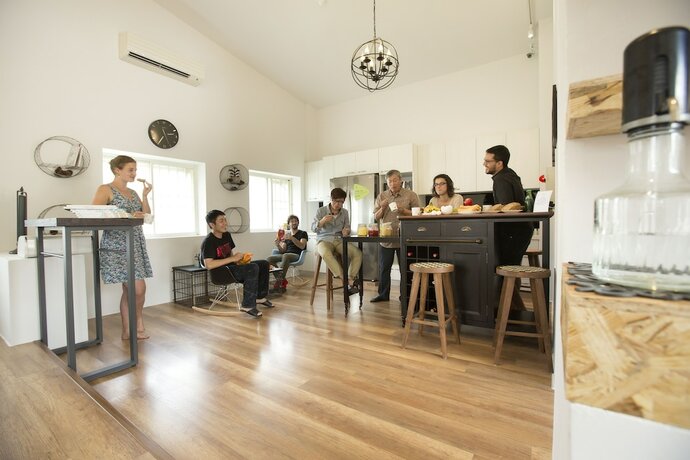 Imagen del bar/restaurante del Hostel Light - Chiayi. Foto 12