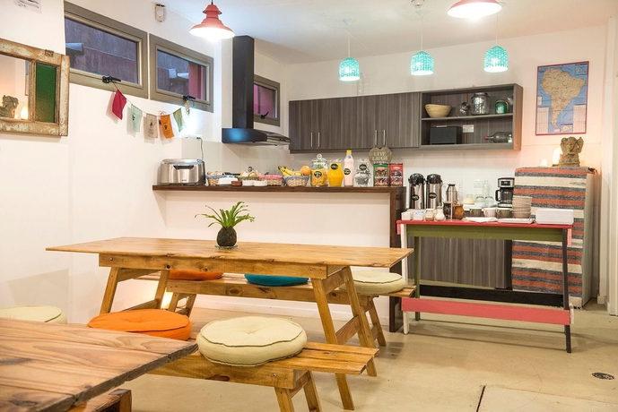 Imagen del bar/restaurante del Hostel Malevo Mura&ntilde;a. Foto 5