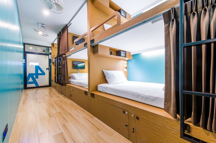 Imagen de la habitación del Hostel Matchbox Bangkok. Foto 8