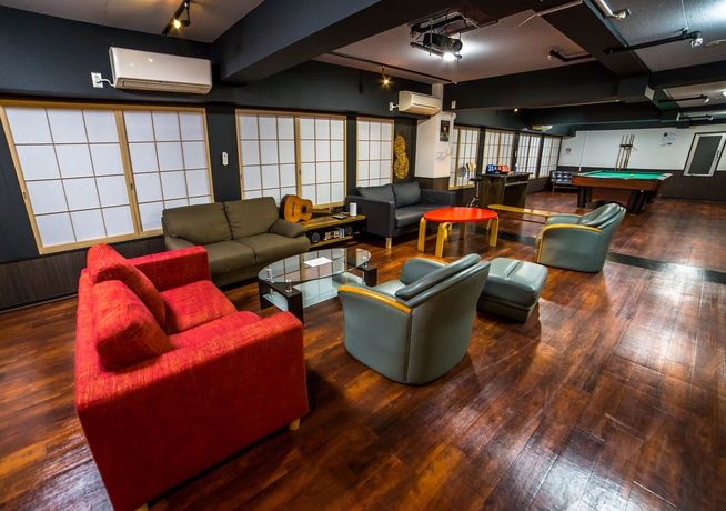 Imagen del bar/restaurante del Hostel Merry Gate Osaka -. Foto 11
