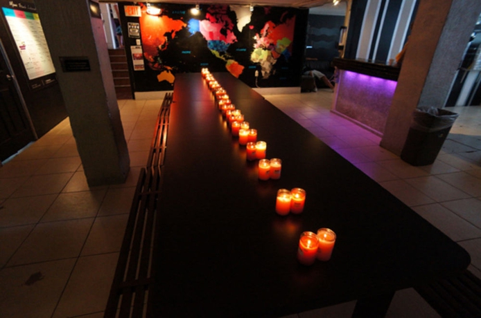 Imagen del bar/restaurante del Hostel Miami International by Lowkl. Foto 5