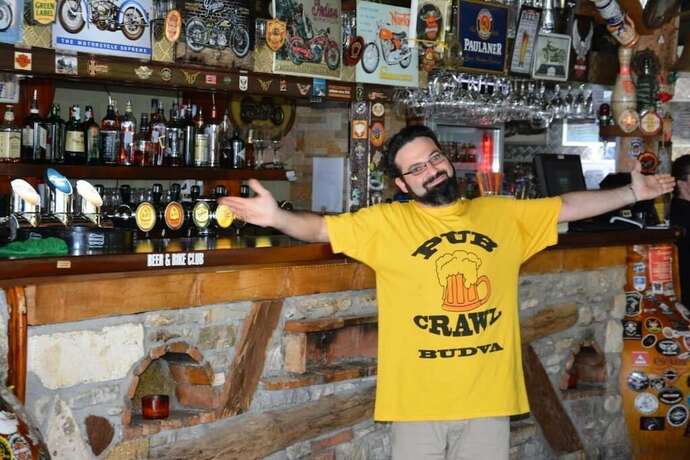 Imagen del bar/restaurante del Hostel Montenegro Backpackers Home Budva. Foto 13