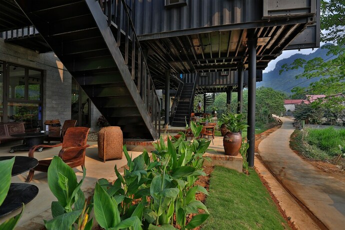 Imagen de los exteriores del Hostel Pu Luong. Foto 34