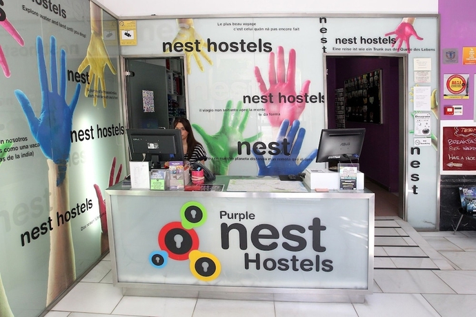 Imagen de los interiores del Hostel Purple Nest. Foto 19