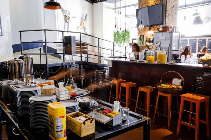 Imagen del bar/restaurante del Hostel QUO Milano. Foto 7