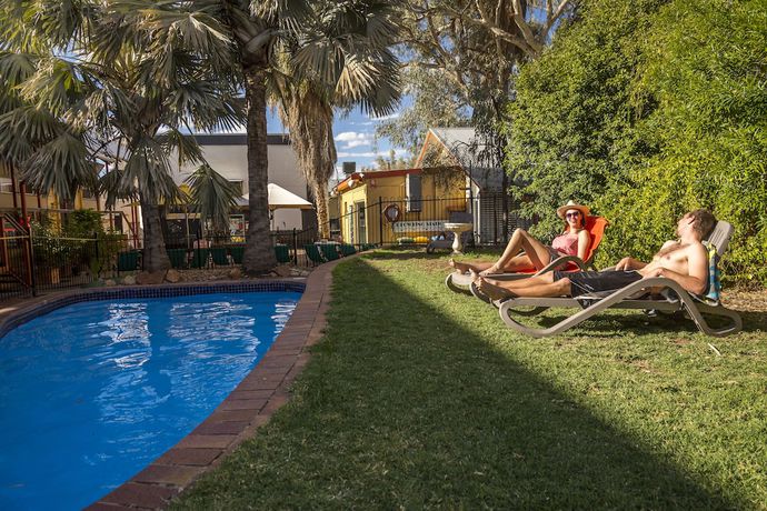 Imagen de la piscina del Hostel Red Rock, Alice Springs. Foto 20