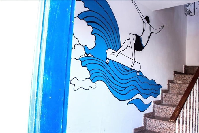 Imagen de los interiores del Hostel Red Star Surf -. Foto 19