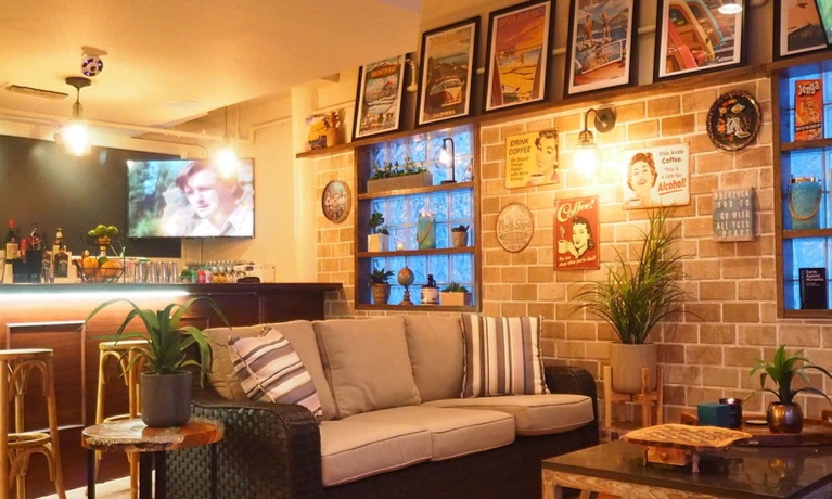 Imagen del bar/restaurante del Hostel Rock. Foto 4