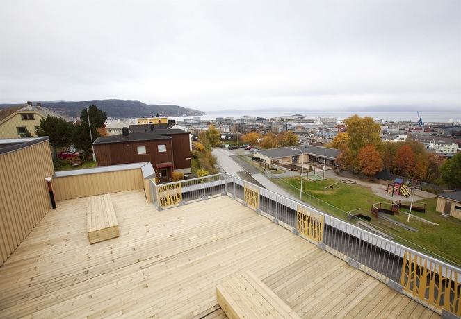Imagen de los exteriores del Hostel Rumi, Trondheim. Foto 12