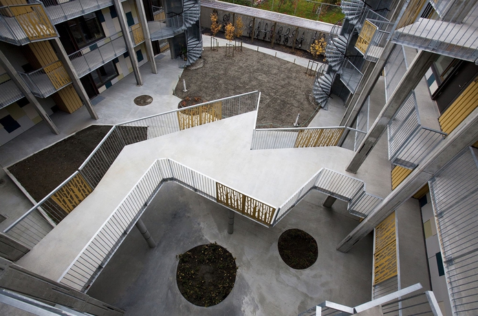 Imagen de los exteriores del Hostel Rumi, Trondheim. Foto 13