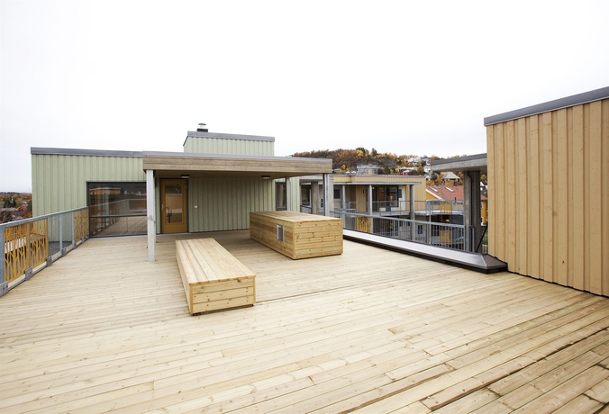 Imagen de los exteriores del Hostel Rumi, Trondheim. Foto 14
