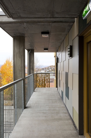 Imagen de los exteriores del Hostel Rumi, Trondheim. Foto 15