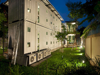 Imagen general del Hostel The Yard, Bangkok. Foto 2