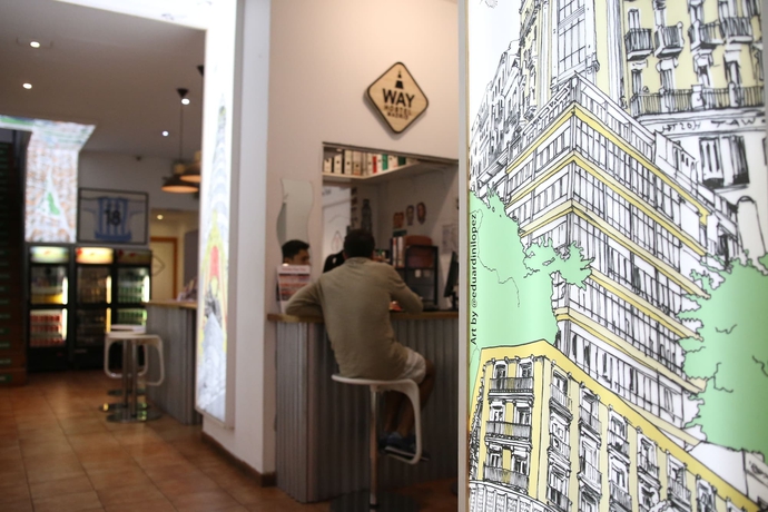 Imagen de los interiores del Hostel Way Madrid. Foto 14