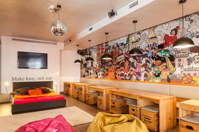 Imagen de los interiores del Hostel Yes! Lisbon. Foto 7