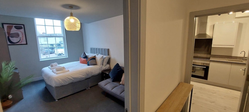 Imagen de la habitación del Hotel 1 Bdr Modern Living in The Old Bank Hse. Foto 11