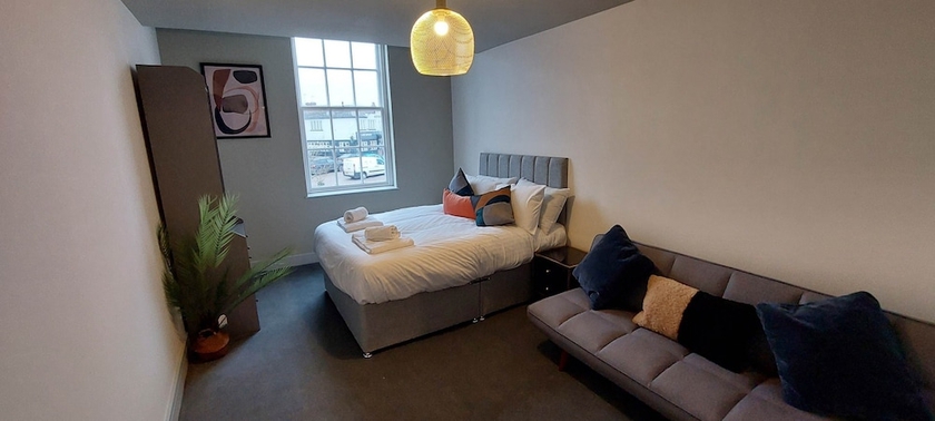 Imagen de la habitación del Hotel 1 Bdr Modern Living in The Old Bank Hse. Foto 13