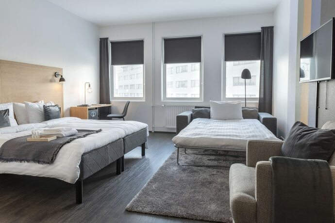 Imagen de la habitación del Hotel 201. Foto 11