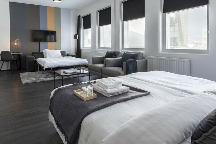 Imagen de la habitación del Hotel 201. Foto 12