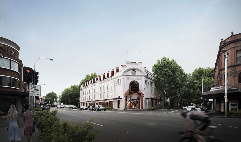 Imagen de los exteriores del Hotel 25hours Sydney The Olympia. Foto 7