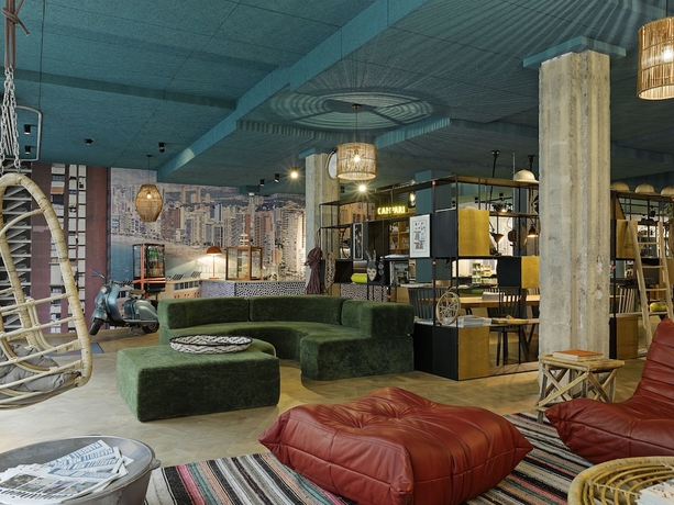 Imagen del bar/restaurante del Hotel 25hours The Trip. Foto 1