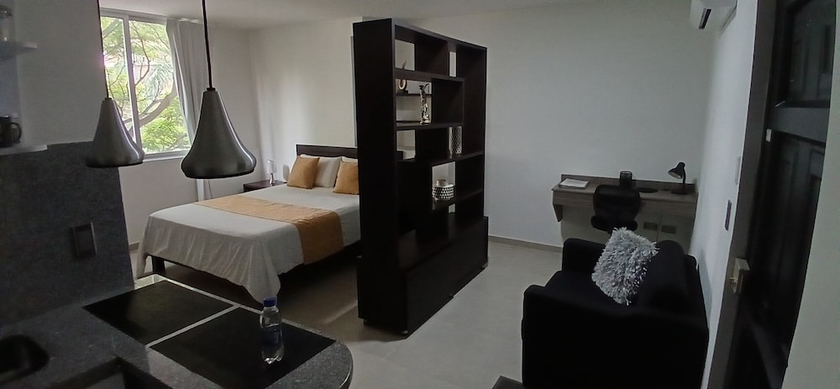 Imagen de la habitación del Hotel 304 Moderno Aparta-Suite en Versalles Tipo Loft - Cali Tower Suites and Lofts. Foto 5