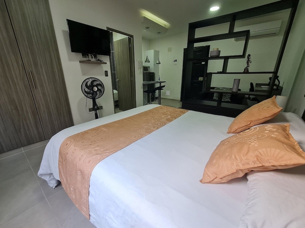 Imagen de la habitación del Hotel 305 Moderno Aparta-Suite en Versalles Tipo Loft - Cali Tower Suites and Lofts. Foto 14