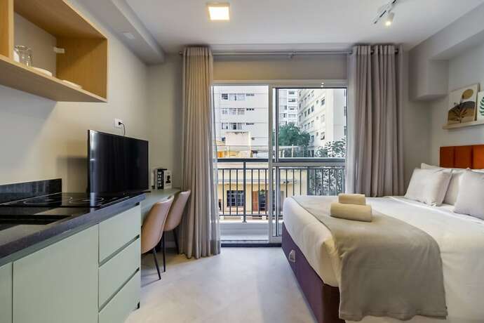 Imagen de la habitación del Hotel 360 Ascent Paulista. Foto 18