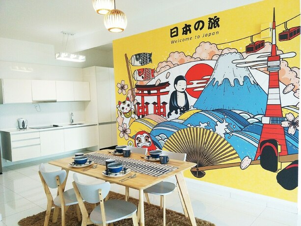 Imagen de la habitación del Hotel 3BR Luxury Japanese Suite AEON Bukit Indah. Foto 20