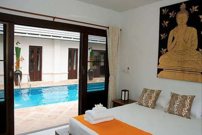 Imagen de la habitación del Hotel 4 Bedroom Private Bali Style Villa Hh1. Foto 21