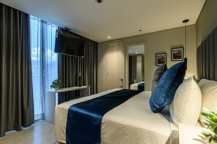 Imagen de la habitación del Hotel 4 Sur. Foto 13