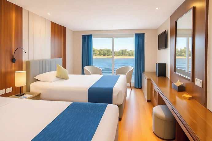 Imagen de la habitación del Hotel 4 nights Nile Cruise full board. Foto 3