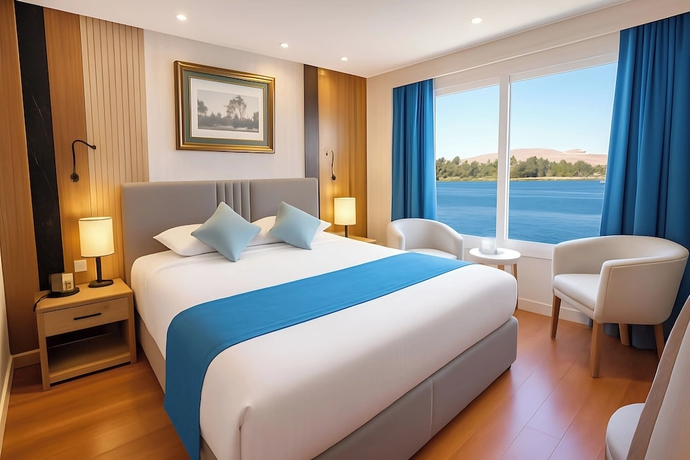 Imagen de la habitación del Hotel 4 nights Nile Cruise full board. Foto 8