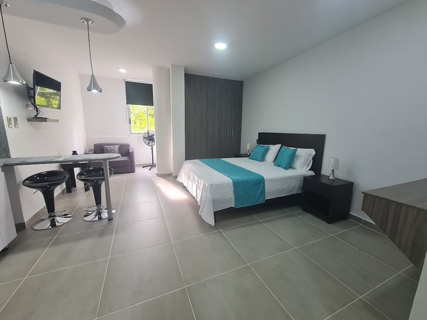 Imagen de la habitación del Hotel 401 Moderno Aparta-Suite en Versalles Tipo Loft - Cali Tower Suites and Lofts. Foto 4