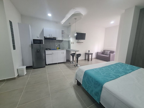 Imagen de la habitación del Hotel 401 Moderno Aparta-Suite en Versalles Tipo Loft - Cali Tower Suites and Lofts. Foto 5