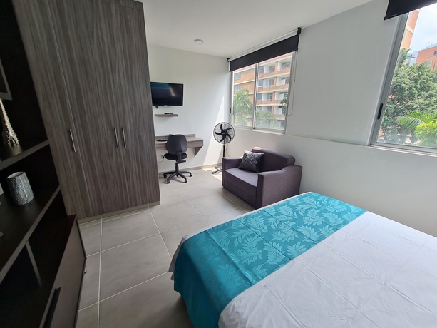 Imagen de la habitación del Hotel 403 Moderno Aparta-Suite en Versalles Tipo Loft - Cali Tower Suites and Lofts. Foto 5