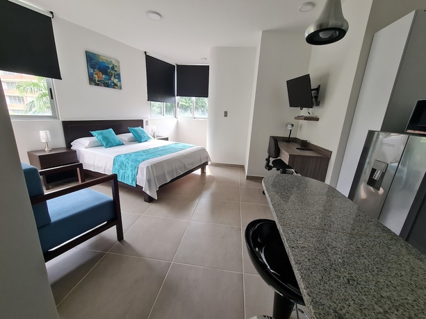 Imagen de la habitación del Hotel 403 Moderno Aparta-Suite en Versalles Tipo Loft - Cali Tower Suites and Lofts. Foto 13
