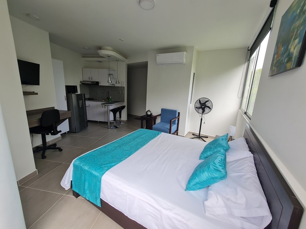 Imagen de la habitación del Hotel 404 Moderno Aparta-Suite en Versalles Tipo Loft - Cali Tower Suites and Lofts. Foto 4