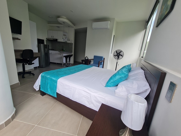 Imagen de la habitación del Hotel 404 Moderno Aparta-Suite en Versalles Tipo Loft - Cali Tower Suites and Lofts. Foto 6