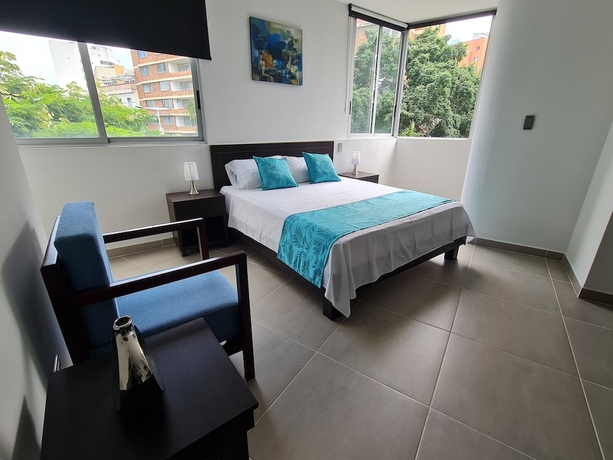 Imagen de la habitación del Hotel 404 Moderno Aparta-Suite en Versalles Tipo Loft - Cali Tower Suites and Lofts. Foto 12