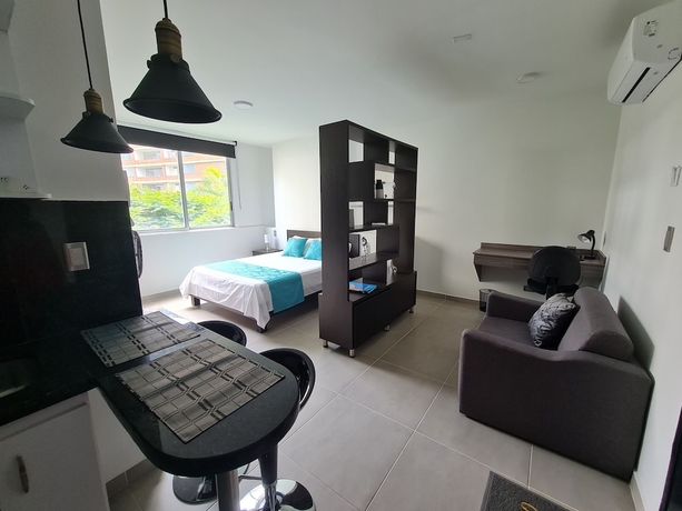 Imagen de la habitación del Hotel 405 Moderno Aparta-Suite en Versalles Tipo Loft - Cali Tower Suites and Lofts. Foto 11