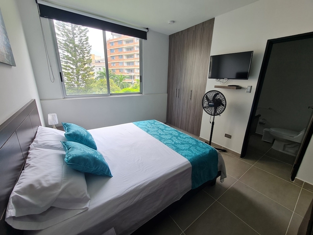 Imagen de la habitación del Hotel 406 Moderno Aparta-Suite en Versalles Tipo Loft - Cali Tower Suites and Lofts. Foto 12