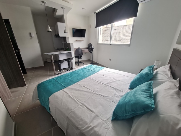 Imagen de la habitación del Hotel 407 Moderno Aparta-Suite en Versalles Tipo Loft - Cali Tower Suites and Lofts. Foto 7