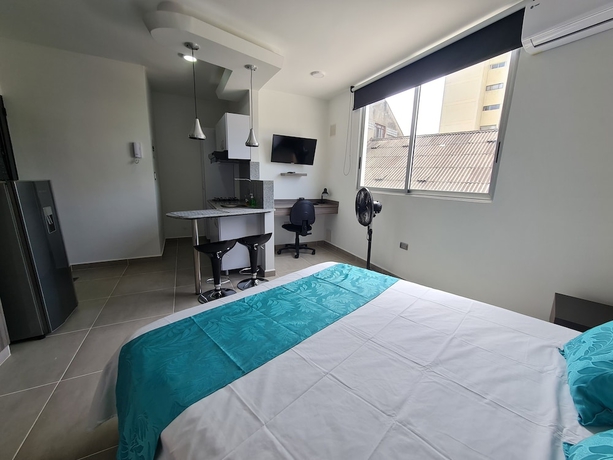 Imagen de la habitación del Hotel 407 Moderno Aparta-Suite en Versalles Tipo Loft - Cali Tower Suites and Lofts. Foto 8
