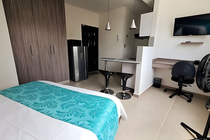 Imagen de la habitación del Hotel 407 Moderno Aparta-Suite en Versalles Tipo Loft - Cali Tower Suites and Lofts. Foto 10