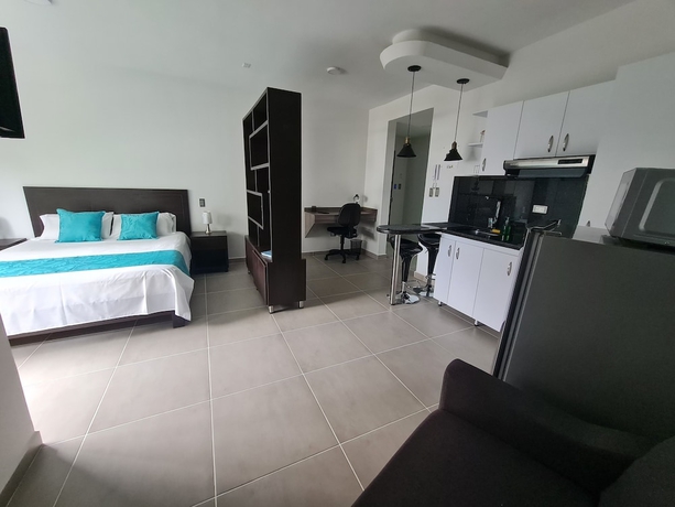 Imagen de la habitación del Hotel 408 Moderno Aparta-Suite en Versalles Tipo Loft - Cali Tower Suites and Lofts. Foto 4