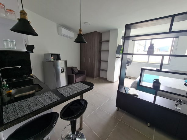 Imagen de la habitación del Hotel 408 Moderno Aparta-Suite en Versalles Tipo Loft - Cali Tower Suites and Lofts. Foto 12