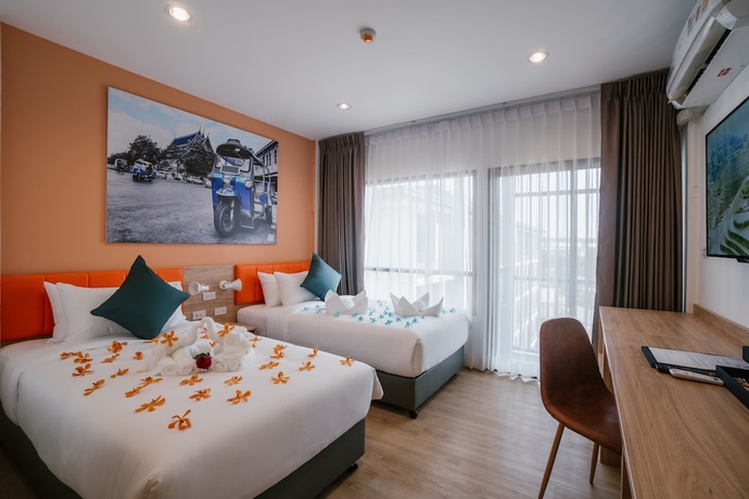 Imagen de la habitación del Hotel 7 Days Premium Don Mueang Airport. Foto 11