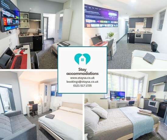 Imagen general del Hotel 76 Bournbrook Road Equipped Studios Near QE. Foto 1